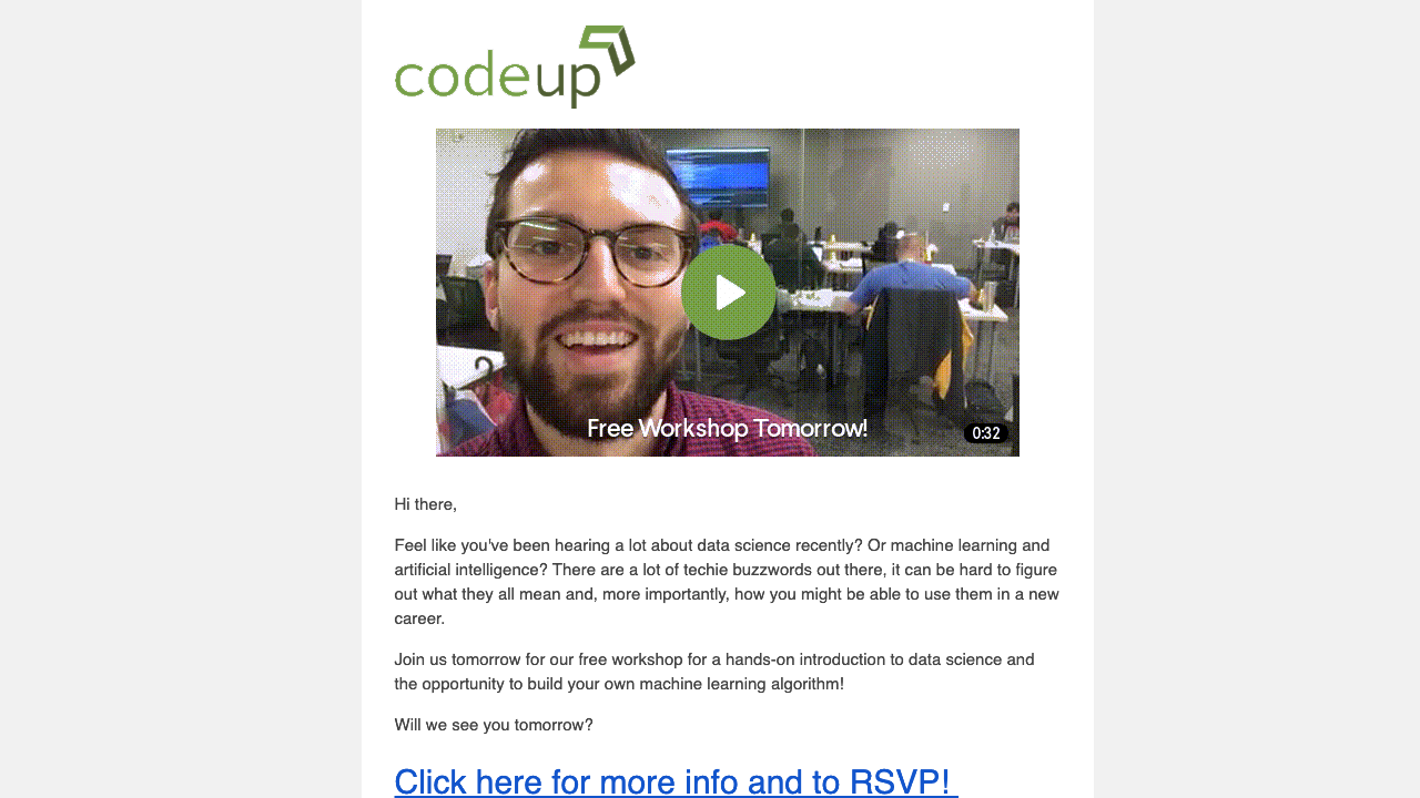 Codeup Webinar Invitation
