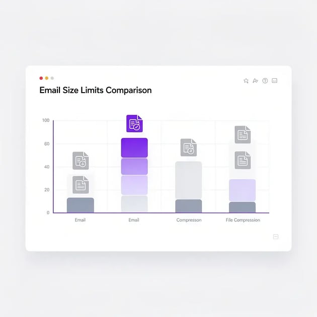 Comparison of email video size limits across major email providers