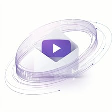 Professional visualization of sending video through email for B2B sales teams