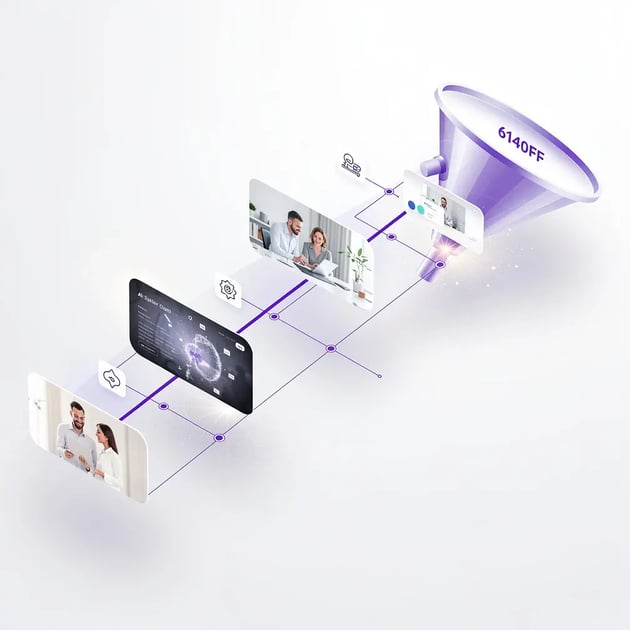 AI personalization workflow showing how sales teams move from Jumpshare-style ad-hoc sharing to AI-personalized outreach at scale