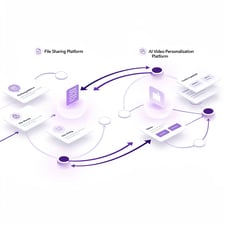 Jumpshare review and alternatives comparison for B2B sales teams choosing between file sharing and AI video personalization