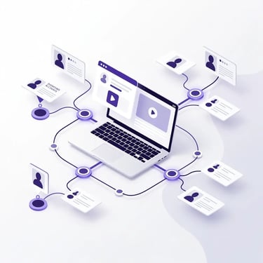 Outbound sales video personalization workflow illustration