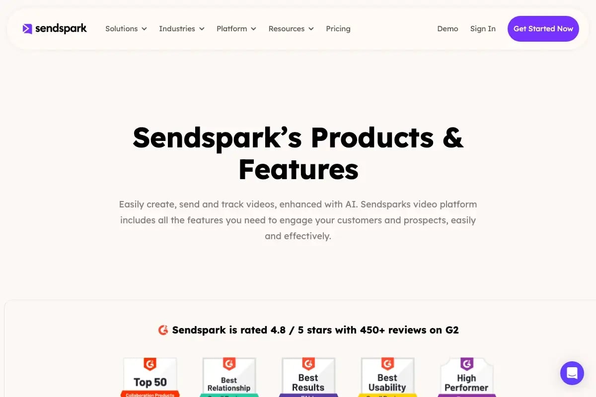 Sendspark animated GIF thumbnail editor showing how to select a personalized video frame as the clickable email preview to increase click-through rates in B2B outreach