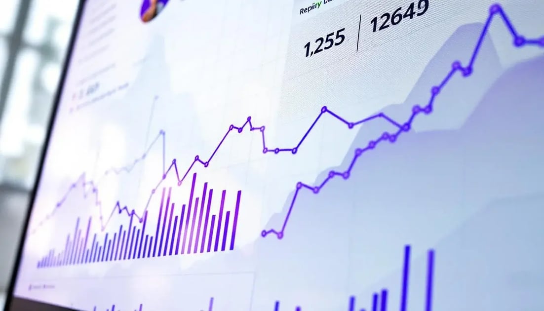 B2B sales video prospecting analytics dashboard showing reply rates, watch time, and meetings booked metrics