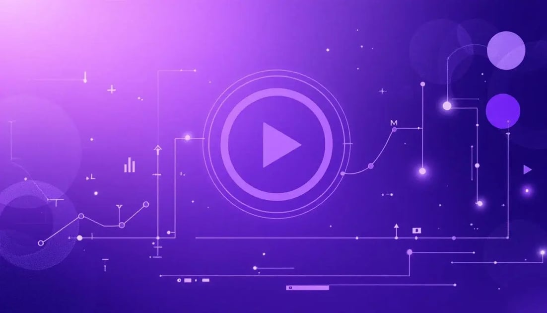 Video prospecting workflow visualization showing personalized video messages connecting B2B sales reps with prospects at scale