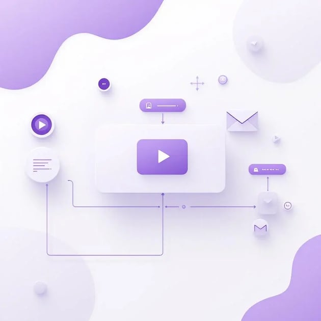 Video prospecting workflow visualization for B2B sales teams showing personalized outreach pipeline