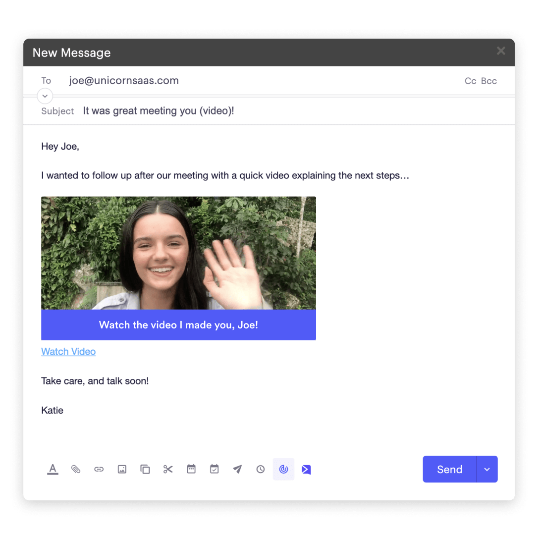 Personalized Videos in Outreach
