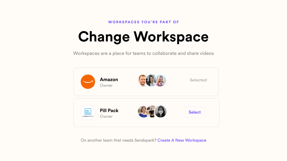 Multiple Workspaces