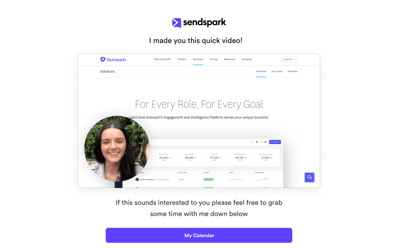 Send Video Template