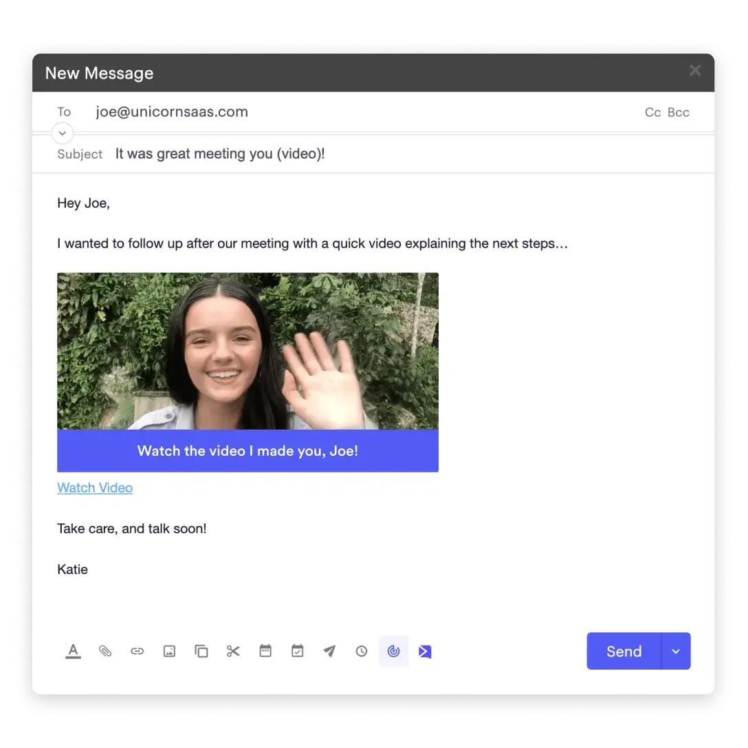 Personalized Videos in Outreach