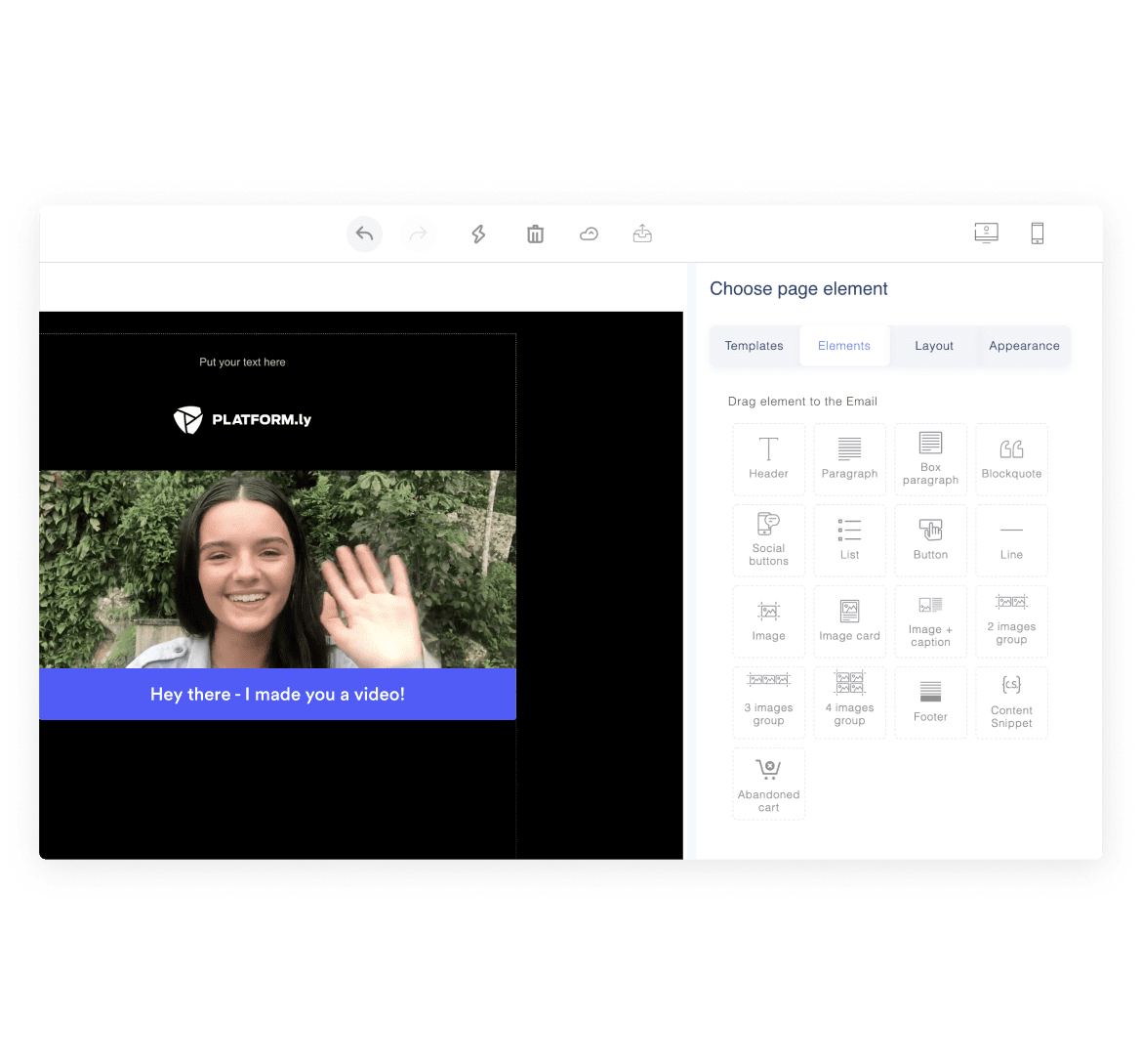 Send Personalized VIdeos Platformly